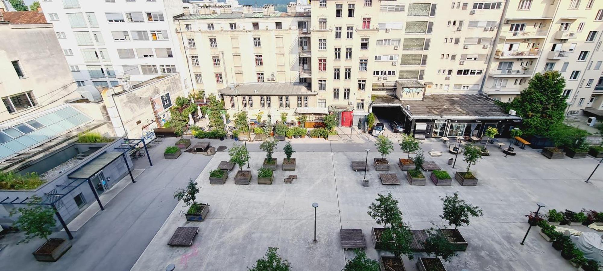شقة Little Plaza Duplex ليوبليانا المظهر الخارجي الصورة